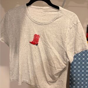 Abercrombie & Fitch Light Gray Tee